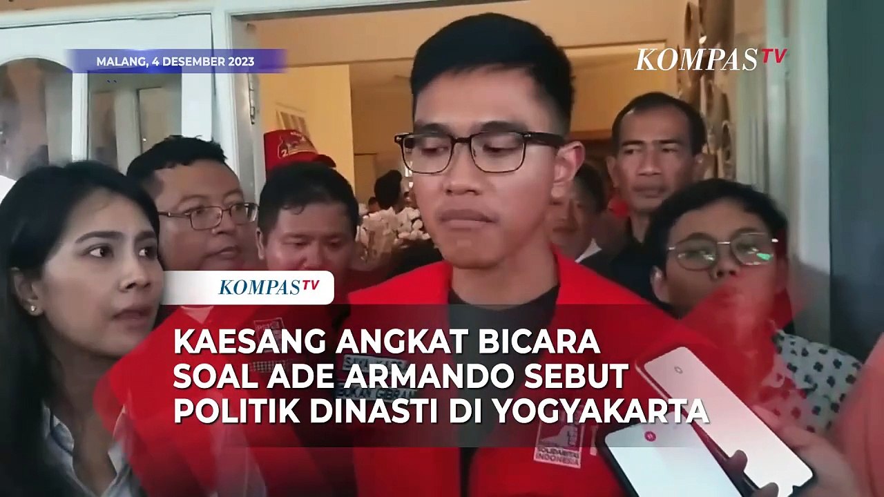 Kaesang Angkat Bicara Soal Ade Armando Sebut Politik Dinasti di Yogyakarta
