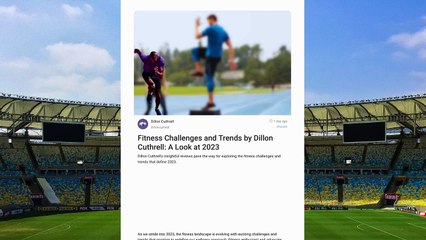 Dillon Cuthrell's Fitness Challenges and Trends