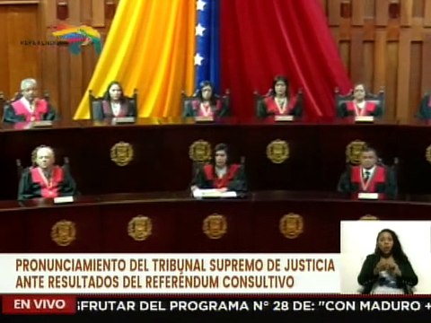 TSJ felicita al pueblo por masiva participación en defensa de la Guayana Esequiba