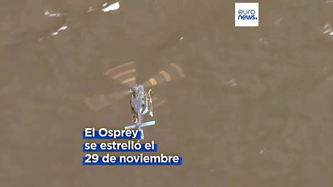 Hallados restos de la aeronave de EEUU y de sus tripulantes tras el accidente en aguas de Japón