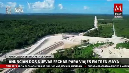 Anuncian dos nuevas fechas para viajar abordo del Tren Maya