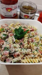 Spider pasta cooked al dente