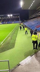 Alan Pace presents young fan with Jay Rodriguez's shirt