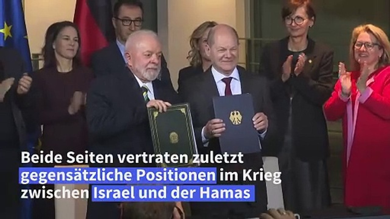 Nahost-Krieg: Scholz und Lula fordern politische Lösung