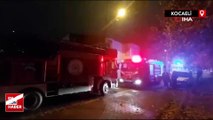 Kocaeli'de korkutan baca yangını