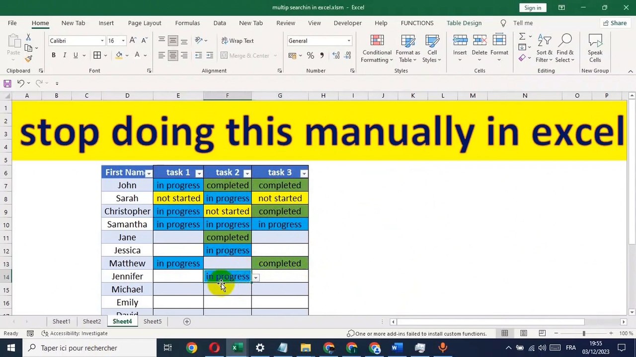 Coloring cells in excel automatically Vidéo Dailymotion