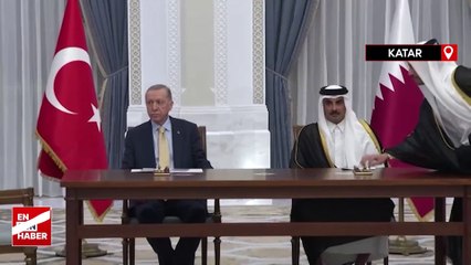 Türkiye ile Katar arasında 12 anlaşma imzalandı