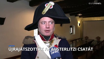 Az új Napóleon-film miatt nagy érdeklődés övezte az austerlitzi csata újrajátszását