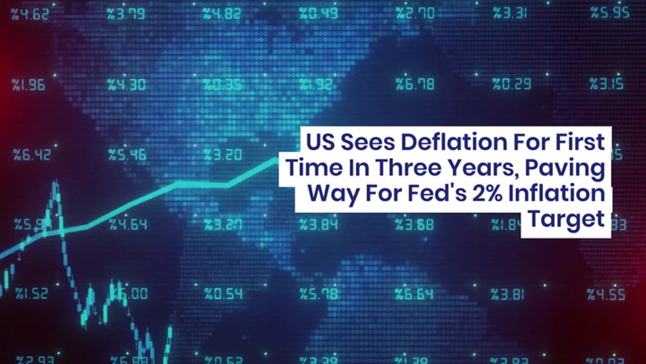 US Sees Deflation For First Time In Three Years, Paving Way For Fed's 2 ...
