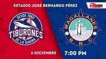 LVBP: Juegos del miércoles, 6 de diciembre.