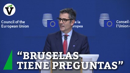 Descargar video: Félix Bolaños reconoce que Bruselas aún tiene 