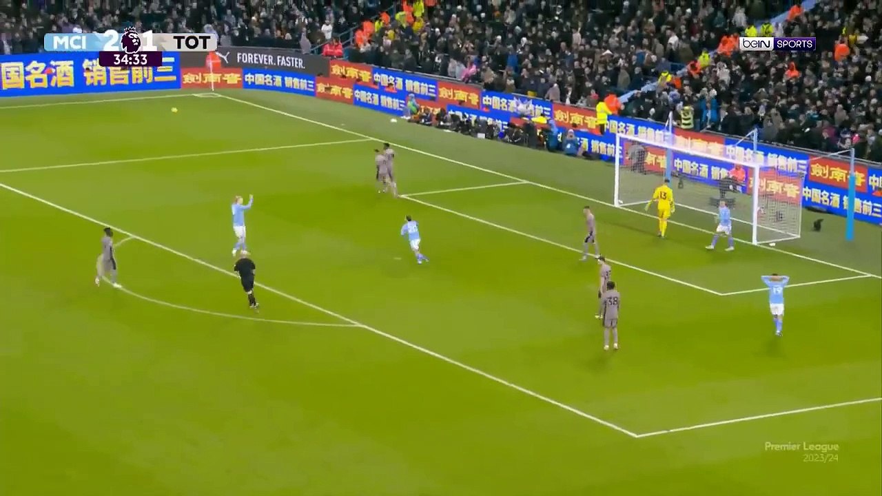 ملخص مباراة  مانشستر سيتي وتوتنهام  (3-2) - الجولة 14 - الدوري الإنجليزي الممتاز