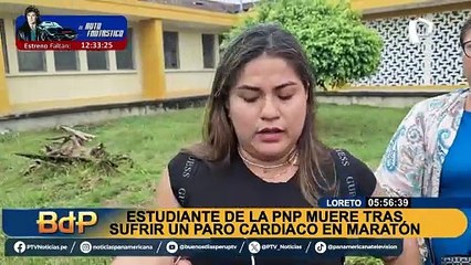 Loreto: alumno de la PNP fallece tras sufrir paro cardíaco en maratón