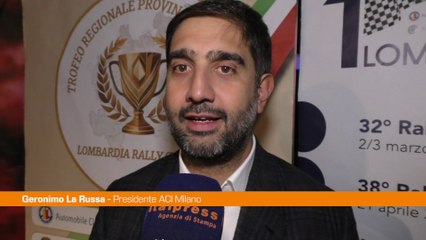 Rally, La Russa "Tanti campioni al Trofeo Province Lombarde"