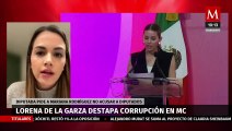 Lorena de la Garza denuncia intento de soborno de MC, pide a Mariana Rodríguez no acusar a diputados