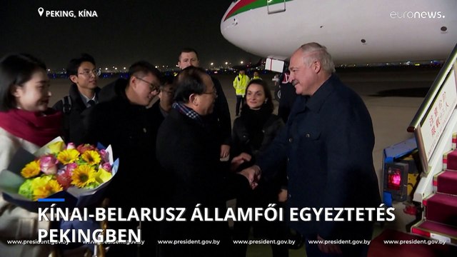 Belarusz elnök: a világ hálás lesz Kínának az Egy övezet, egy út kezdeményezésért