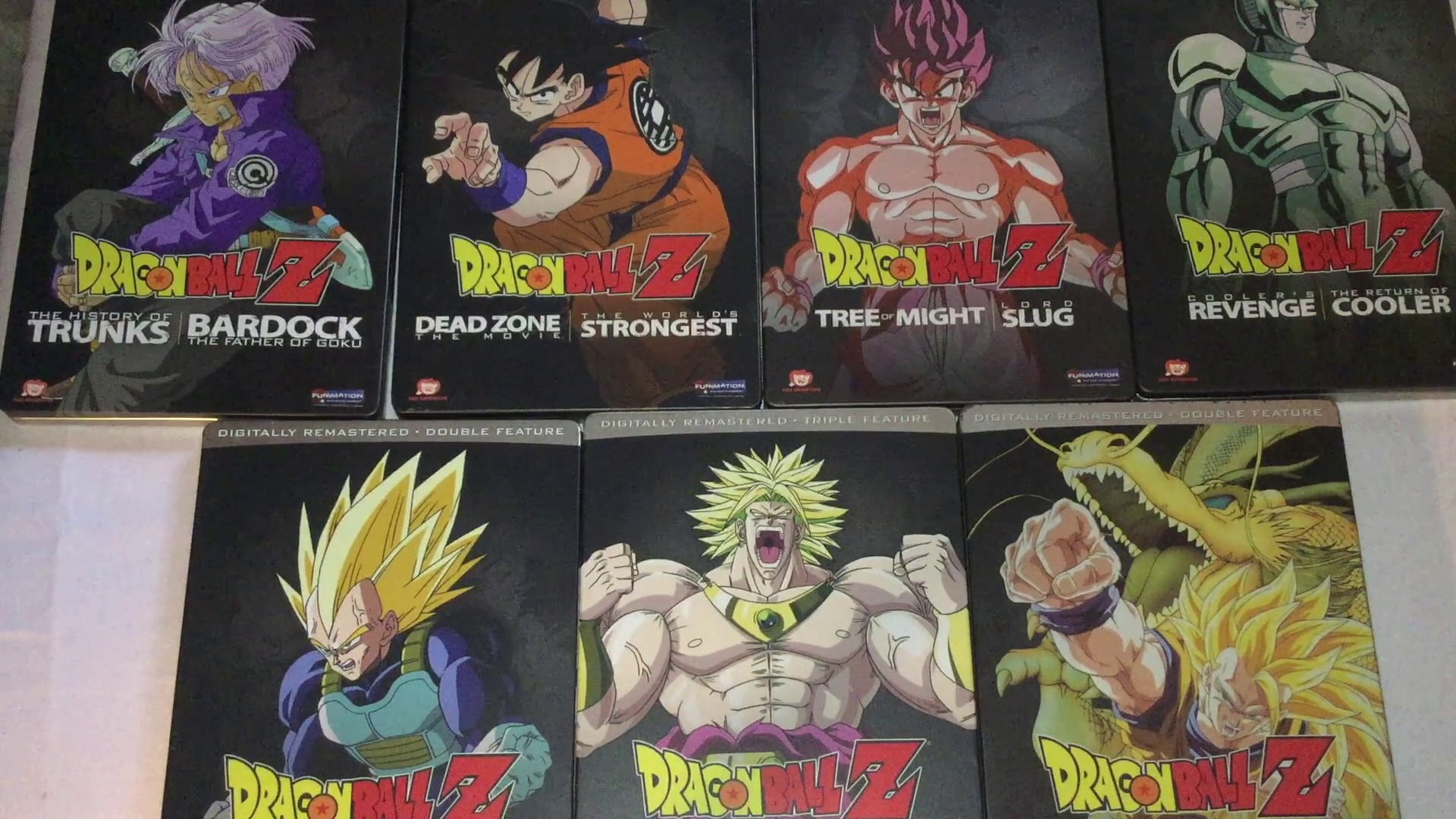 Dragon Ball Z: Movie & TV Special DVD Steelbooks Unboxings - video
