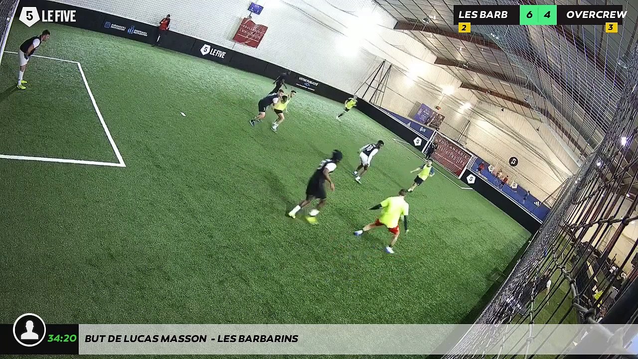 But de Lucas MASSON  - LES BARBARINS