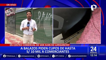 SJL: Comerciantes son blanco de ataques extorsivos justo antes de fiestas navideñas