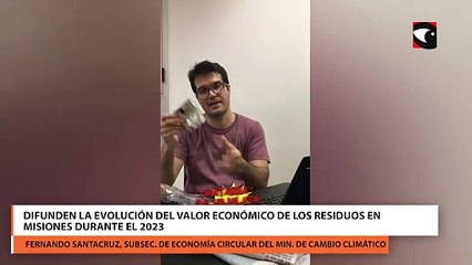Difunden la evolución del valor económico de los residuos en Misiones durante el 2023