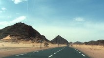 Paysages Sahara algérien , route de Djanet مناظر من صحراء ضواحي جانت