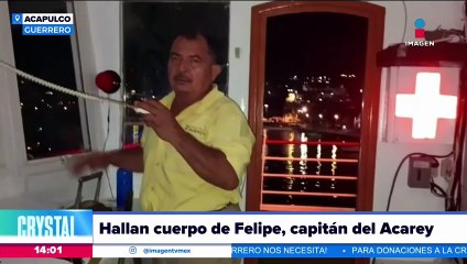 Encuentran el cuerpo de Felipe Castro, capitán del yate Acarey