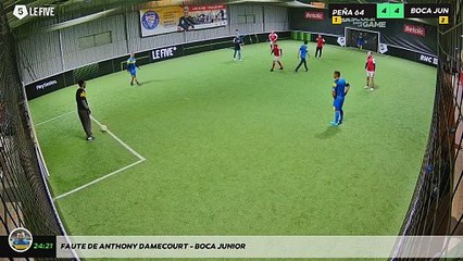 Faute de anthony damecourt - BOCA JUNIOR