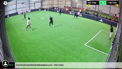 Faute de Mahfoud bouabdallah - Tiki Taka