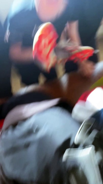 Cri de guerre des u13 après la victoire contre Plouguerneau