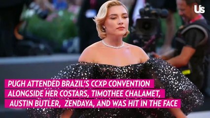 Florence Pugh Hit In The Face During Convention In Brazil