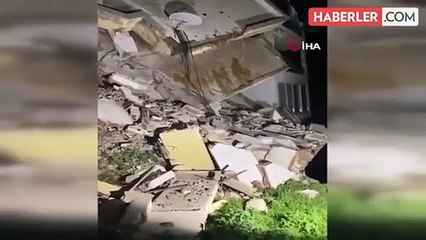 Alanya'da otel lojmanı çöktü