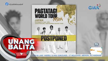 "Pagtatag!: World Tour" ng SB19 sa Japan, postponed | UB