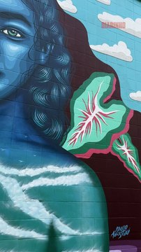 Praças ganham cara nova com arte urbana em Itajaí