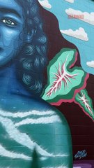 Praças ganham cara nova com arte urbana em Itajaí