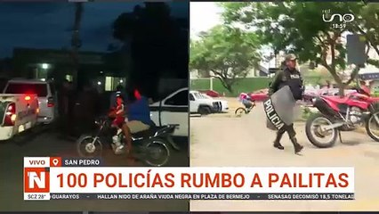 Cien policías se trasladarán a Pailitas