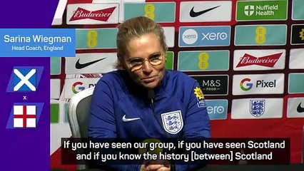 Wiegman insists Scotland will not 'give away' game for GB Olympic spot