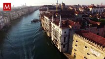 Turistas causan vuelco de Góndola en canales de Venecia
