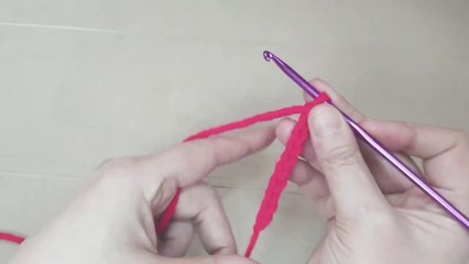 كيفية عمل غرزة السلسلةفى الكروشيه  وطريقة عدها