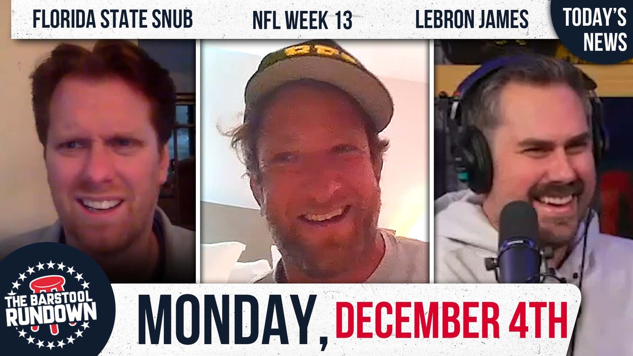 Dave Portnoy is Betting $1 Million on Michigan - Barstool Rundown - December 4th, 2023