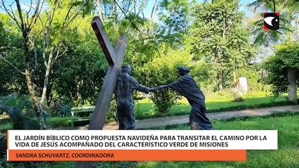 El Jardín Bíblico como propuesta navideña para transitar el camino por la vida de Jesús acompañado del característico verde de Misiones