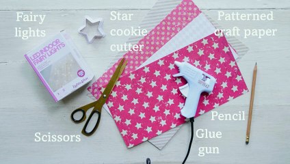 How To Make Paper Star Fairy Lights | Ideal Home