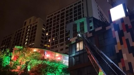 İstanbul'da otel yangını