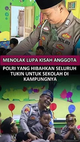 Menolak Lupa Kisah Anggota Polri yang Hibahkan Seluruh Tukin untuk Sekolah di Kampungnya