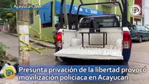 Presunta privación de la libertad provocó movilización policíaca en Acayucan
