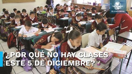 ¡Que no te agarren desprevenido! Escuelas de CDMX suspenderán clases este martes 5 de diciembre