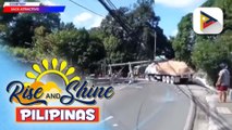 Lima sugatan sa salpukan ng truck at van sa Antipolo City