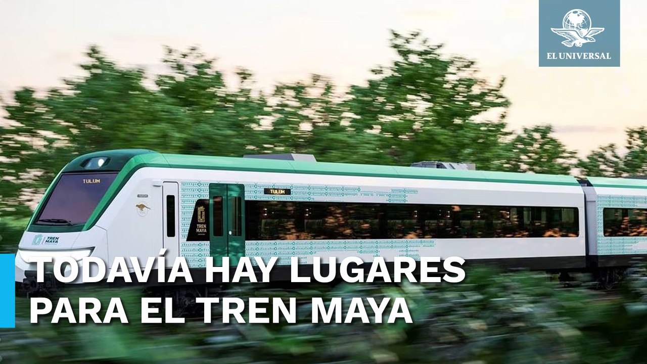 ¡Súbale, hay lugares! Sedena anuncia liberación de más boletos del Tren Maya