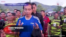Momen Jokowi Main Bola Bersama Warga Manggarai Barat: Paling Penting Semua Gembira dan Sportif