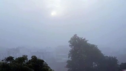 प्रदेश के कई जिलों में आज सवेरे घना कोहरा