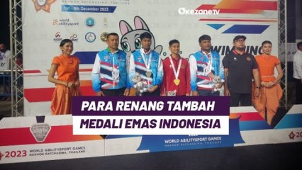 Para Renang Tambah Medali Emas Indonesia di WAG 2023 Lewat Jendi Pangabean